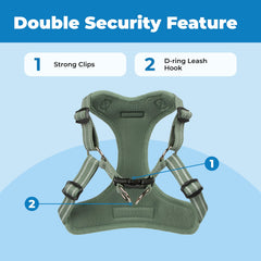 Voyager breathable mesh panel keeping a dog cool during outdoor activity