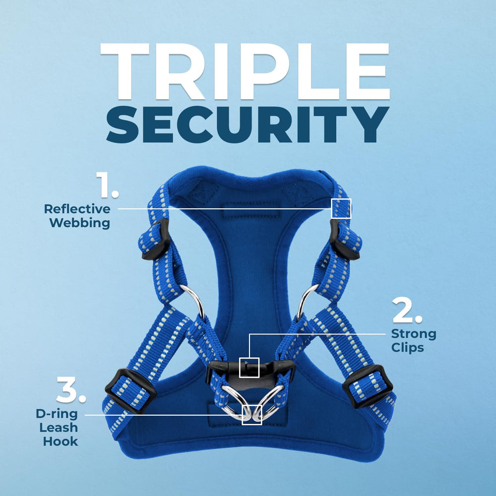 Best Pet Supplies Voyager harness clip provides quick, hassle-free securing for smooth daily walks.