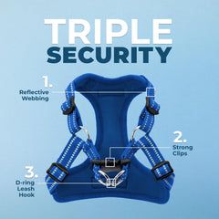 Best Pet Supplies Voyager harness clip provides quick, hassle-free securing for smooth daily walks.