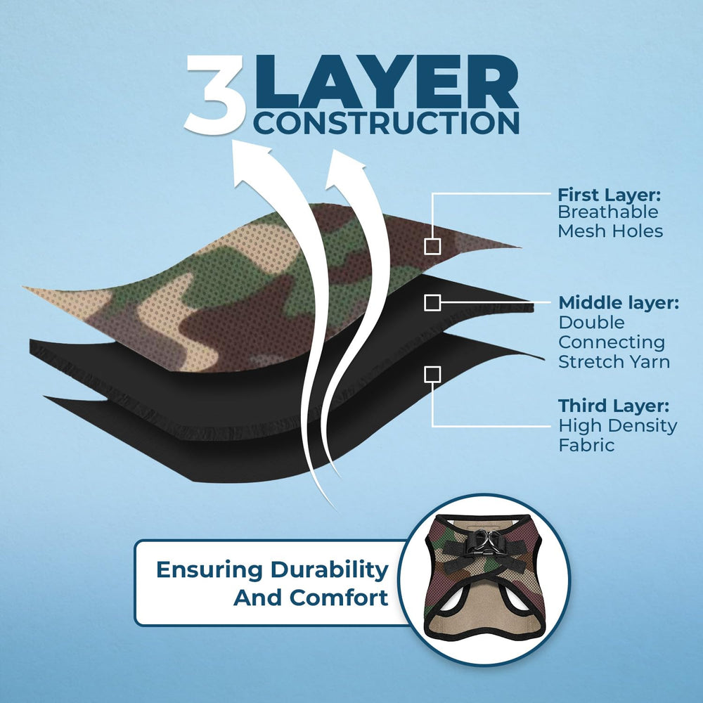 Voyager harness neoprene handle close-up for comfortable grip.