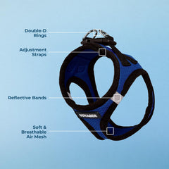 Best Pet Supplies Voyager step-in design image demonstrates easy on-off for quick strolls