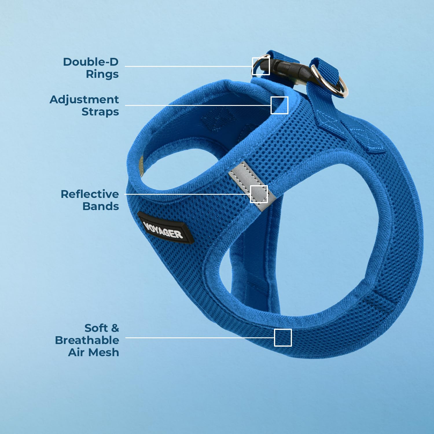 Best Pet Supplies Voyager reflective bands boost safety in low light for evening outings
