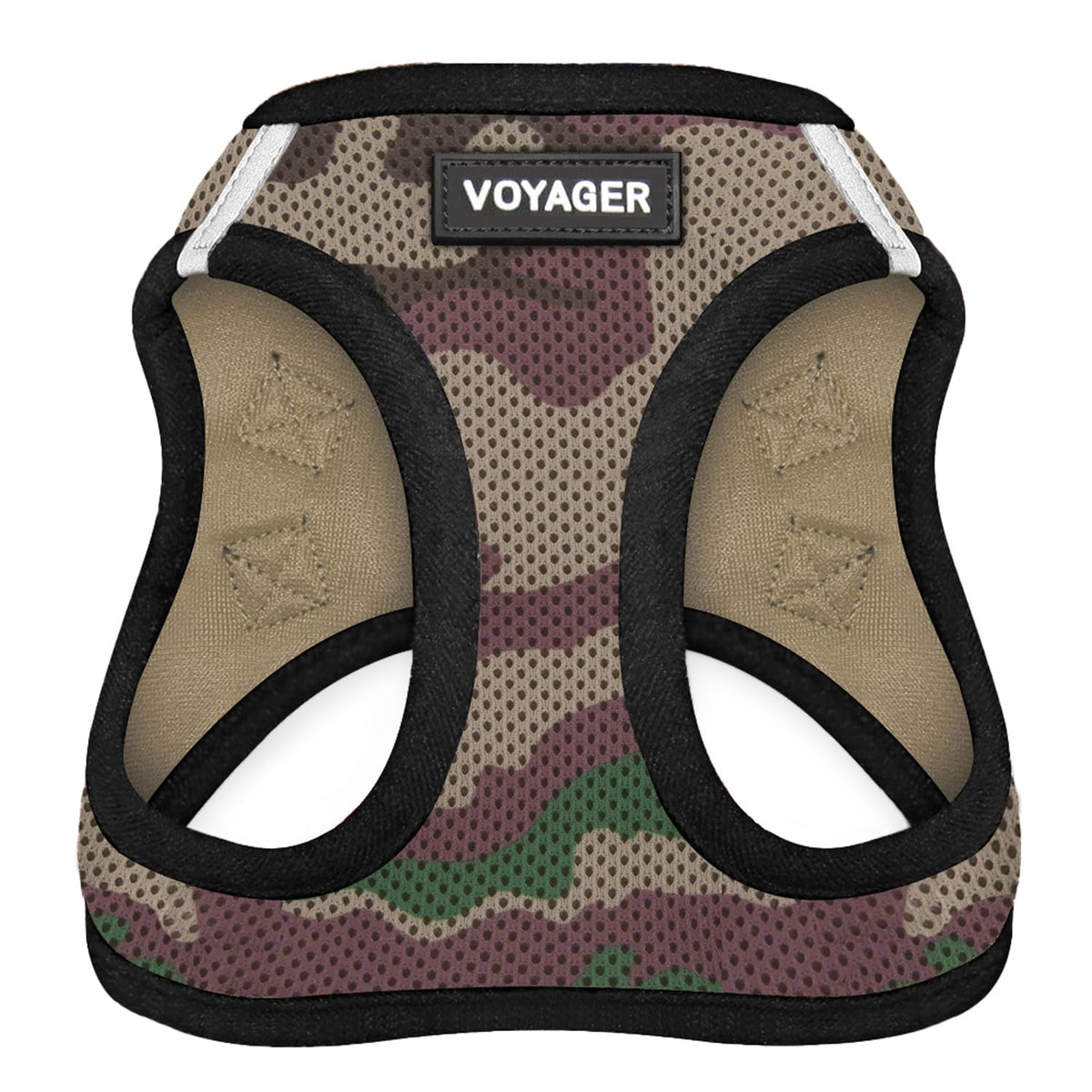 Best Pet Supplies Voyager harness, front view, showcasing lightweight comfort for daily walks.