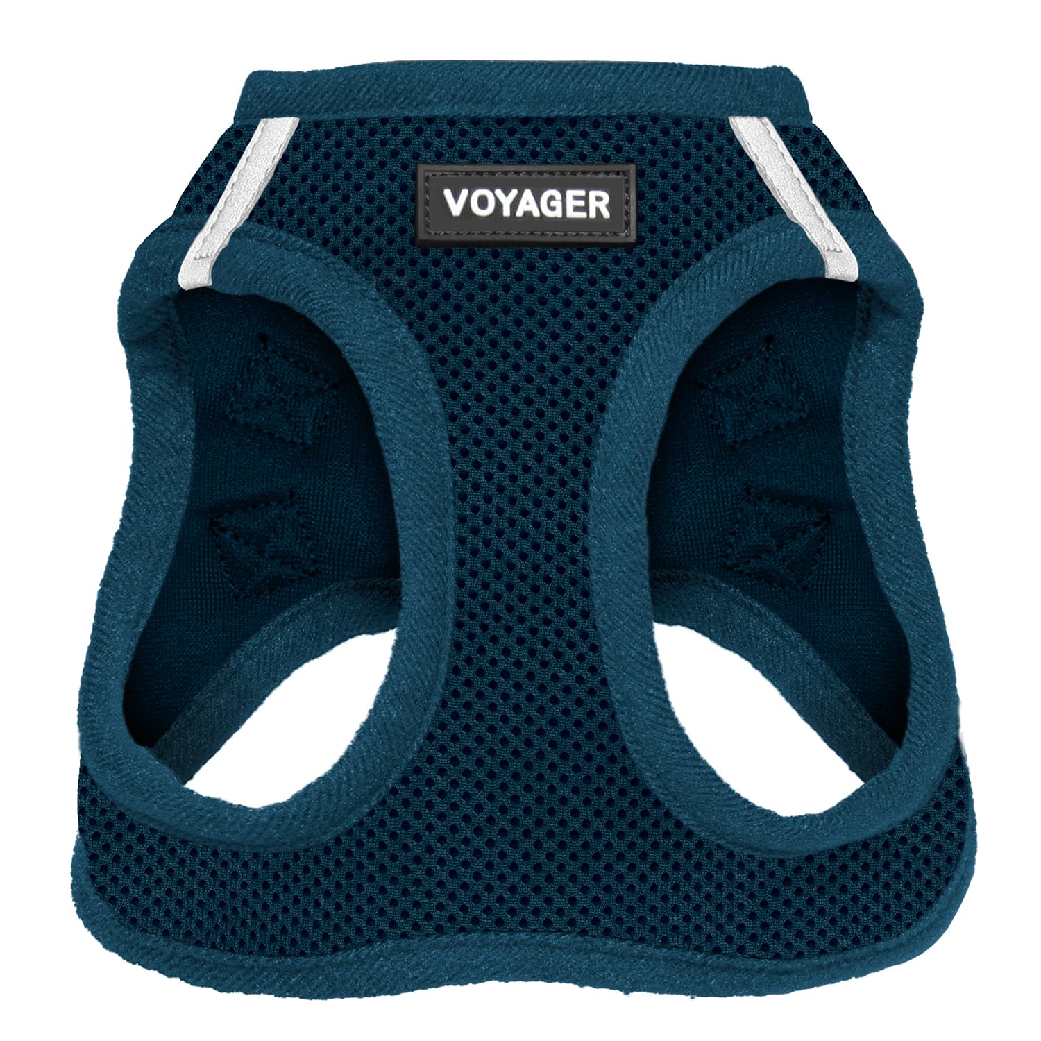 Best Pet Supplies Voyager step-in air harness in blue with breathable mesh for comfort.