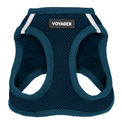 Best Pet Supplies Voyager step-in air harness in blue with breathable mesh for comfort.