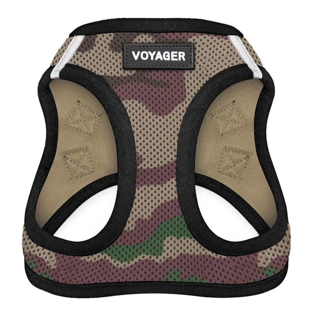 Best Pet Supplies Voyager Step-in Air Harness front view for a secure, adjustable fit.