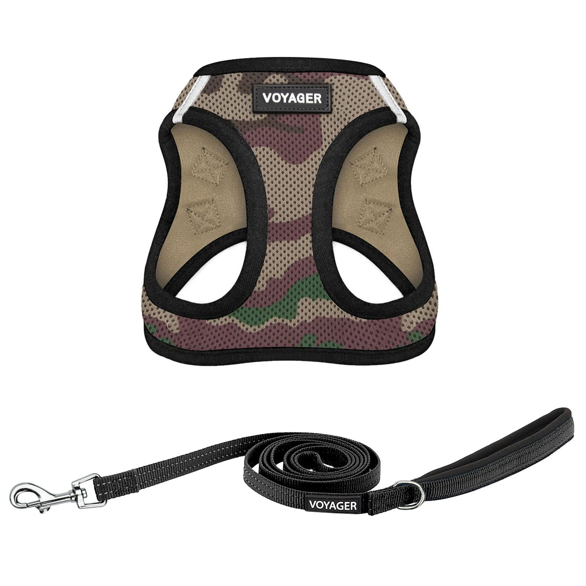Best Pet Supplies Voyager step-in air harness, front view for secure walking.