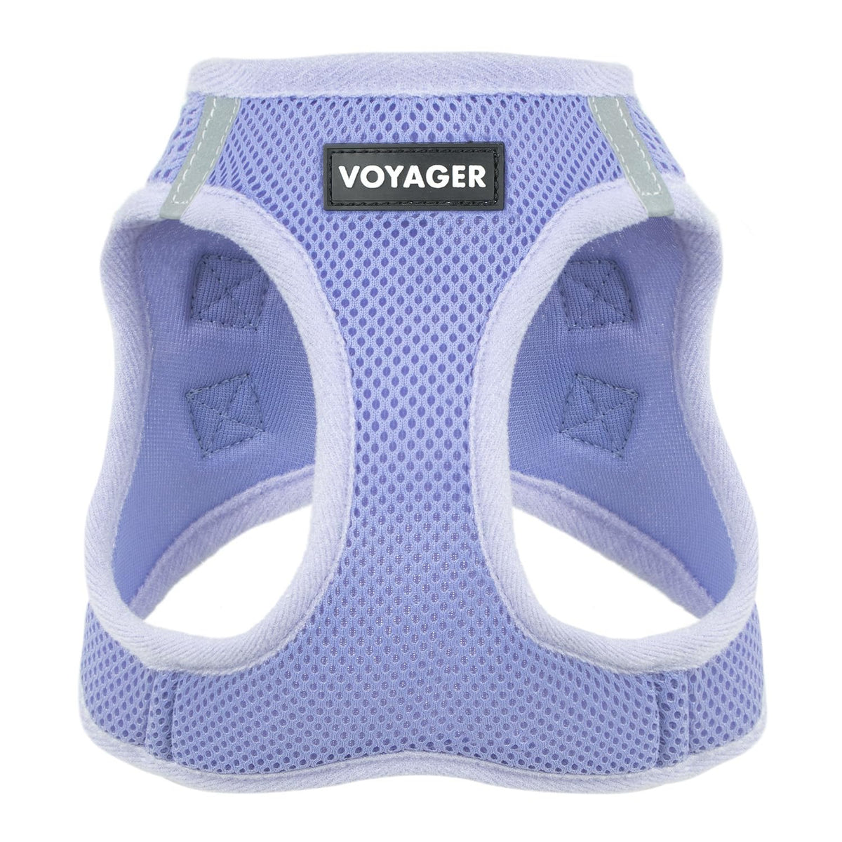 Best Pet Supplies Voyager lavender harness front view for comfortable daily walks