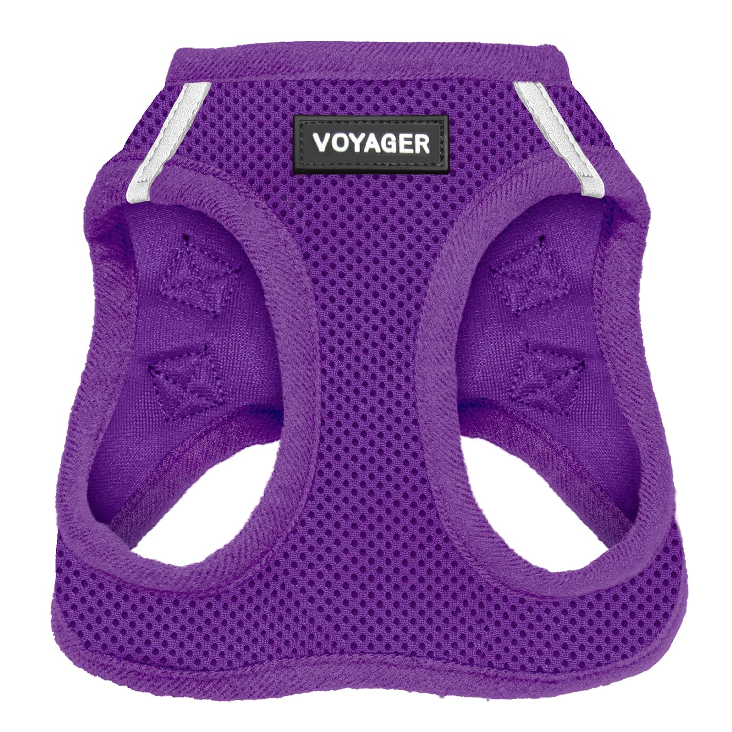Best Pet Supplies Voyager Step-in Air Harness in purple provides comfortable walks for pets.