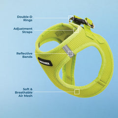 Best Pet Supplies Voyager Step-in Air Harness close-up velcro; easy adjustment for a comfy fit