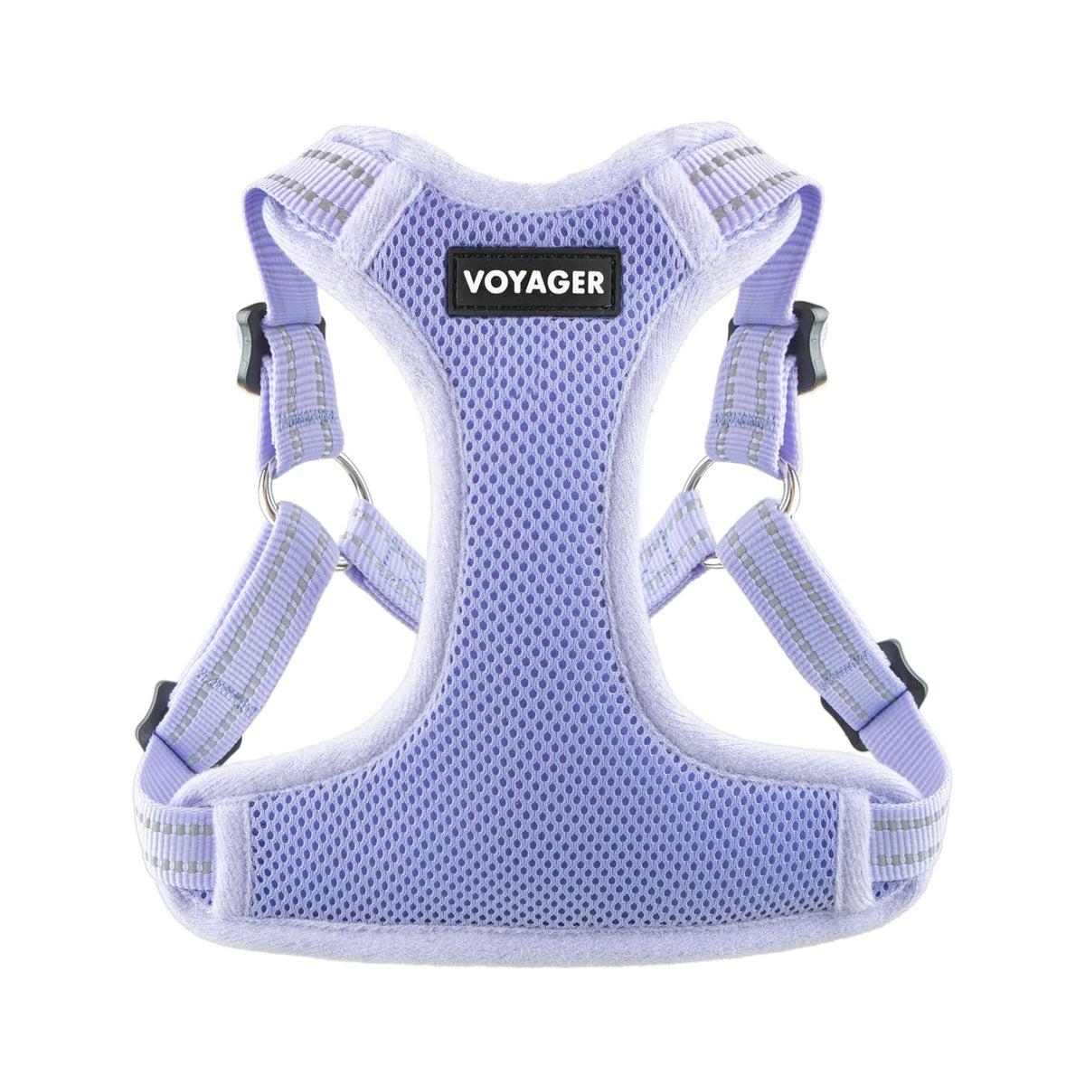 Best Pet Supplies Voyager step-in harness front view shows easy access and secure fit.