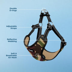 Best Pet Supplies Voyager step-in harness with quick clip for fast, stress-free harnessing.