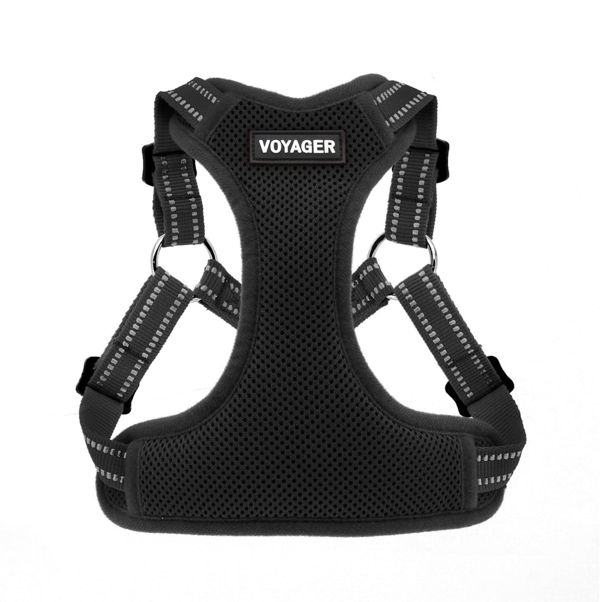Best Pet Supplies Voyager step-in harness shows breathable mesh for cool walks