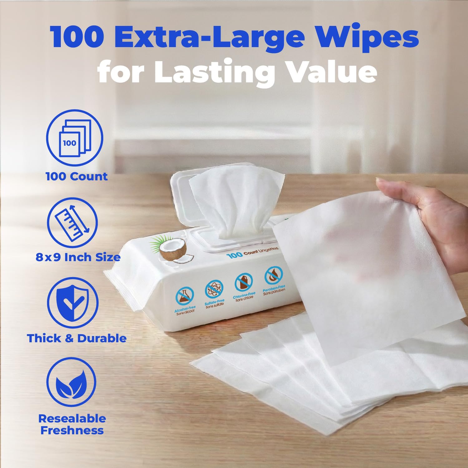 Best Pet Supplies wipes with lavender scent for a light, fresh coat