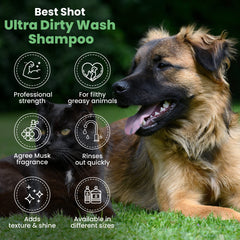 Best Shot Ultra Dirty Wash Agree Musk fragrance on fur