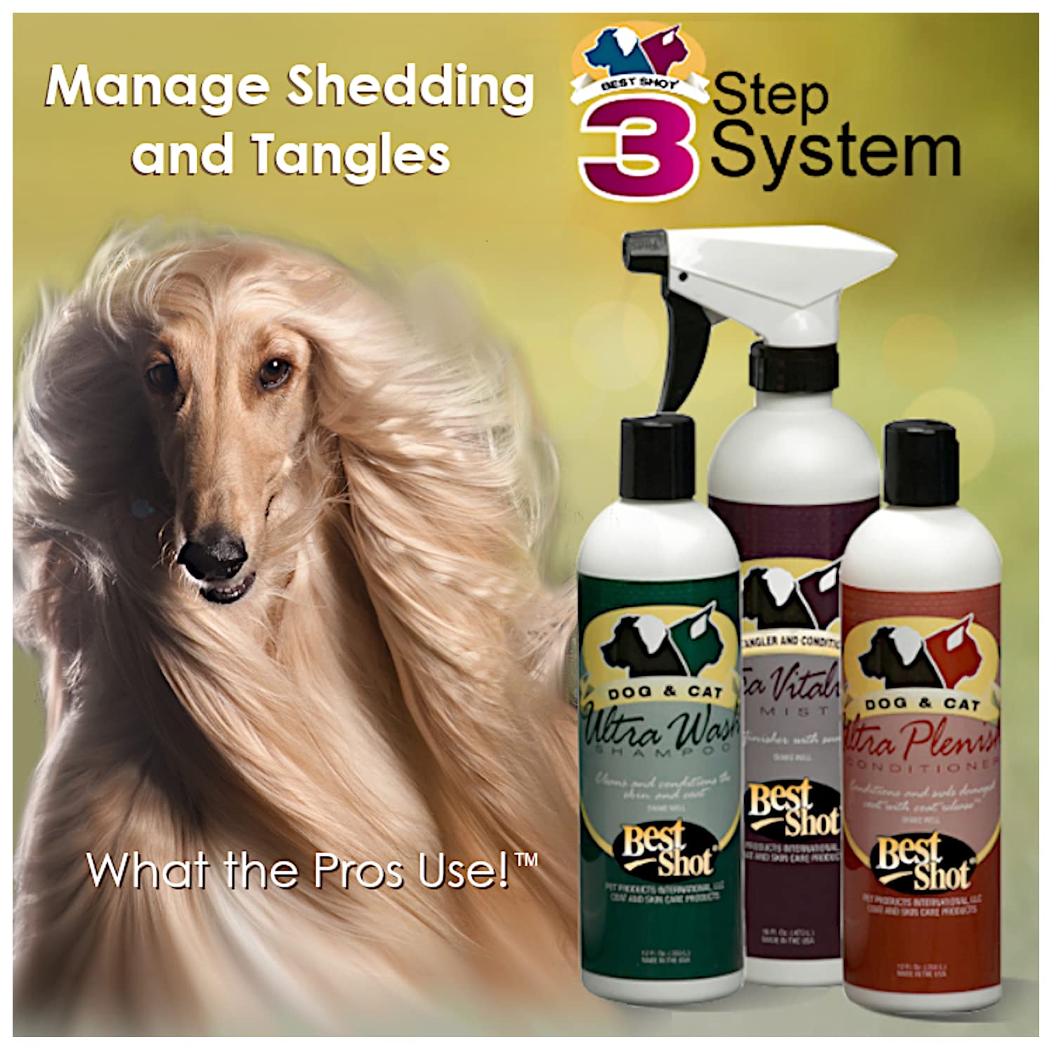 Best Shot Ultra Wash Coat Release Technology aids easier shedding over time.