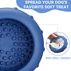 Bestalk BPA-free silicone bowl keeps chewing safe during enrichment play.
