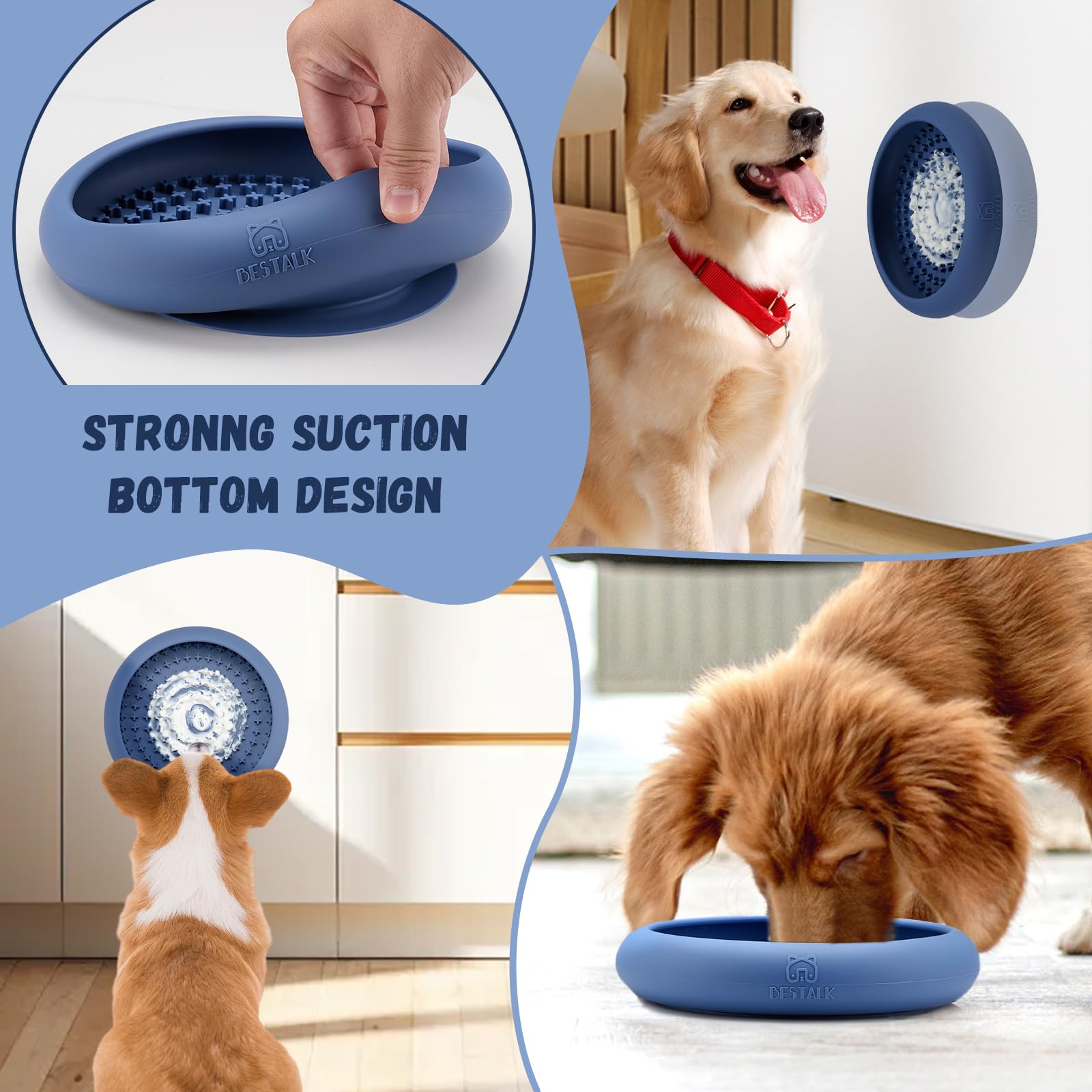 Bestalk dishwasher-safe silicone bowl for quick cleanup