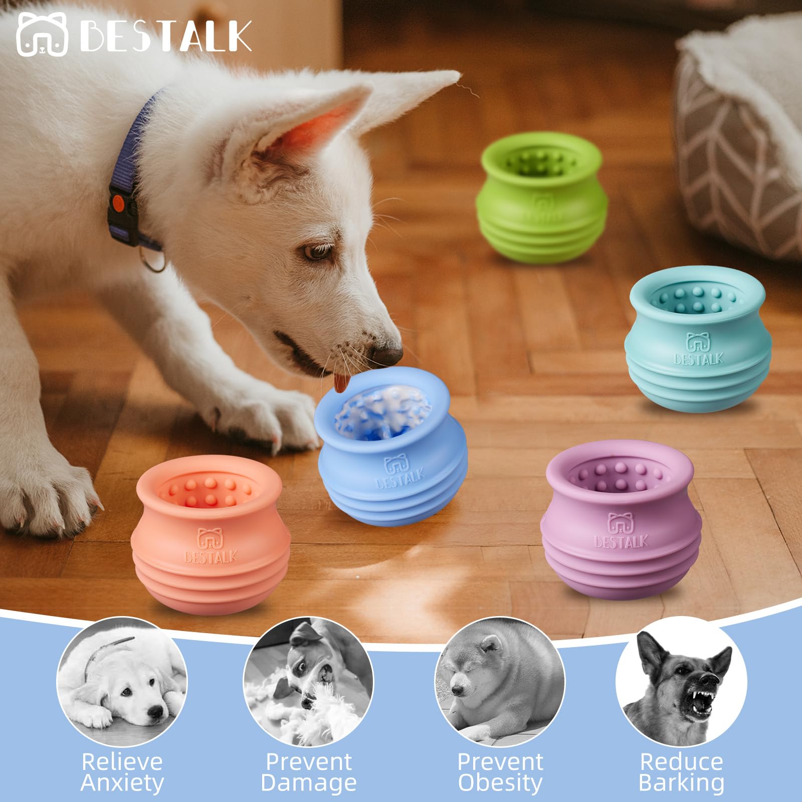 Bestalk silicone construction is dishwasher safe and durable
