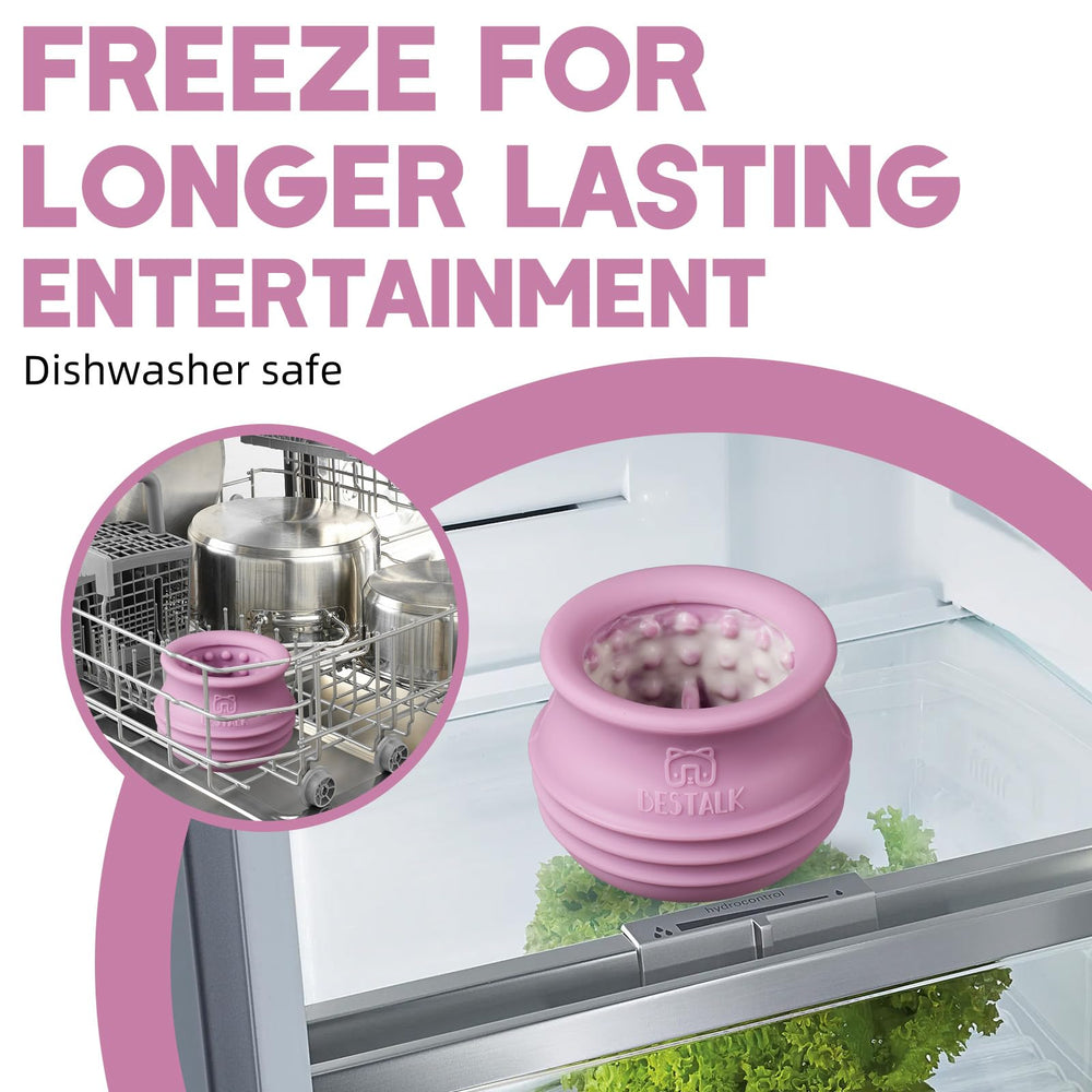 Bestalk puzzle feeder pastel purple challenges dogs while they eat