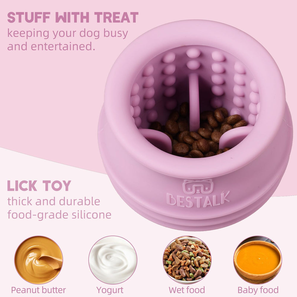 Bestalk textured surface pastel purple enables gentle dental stimulation