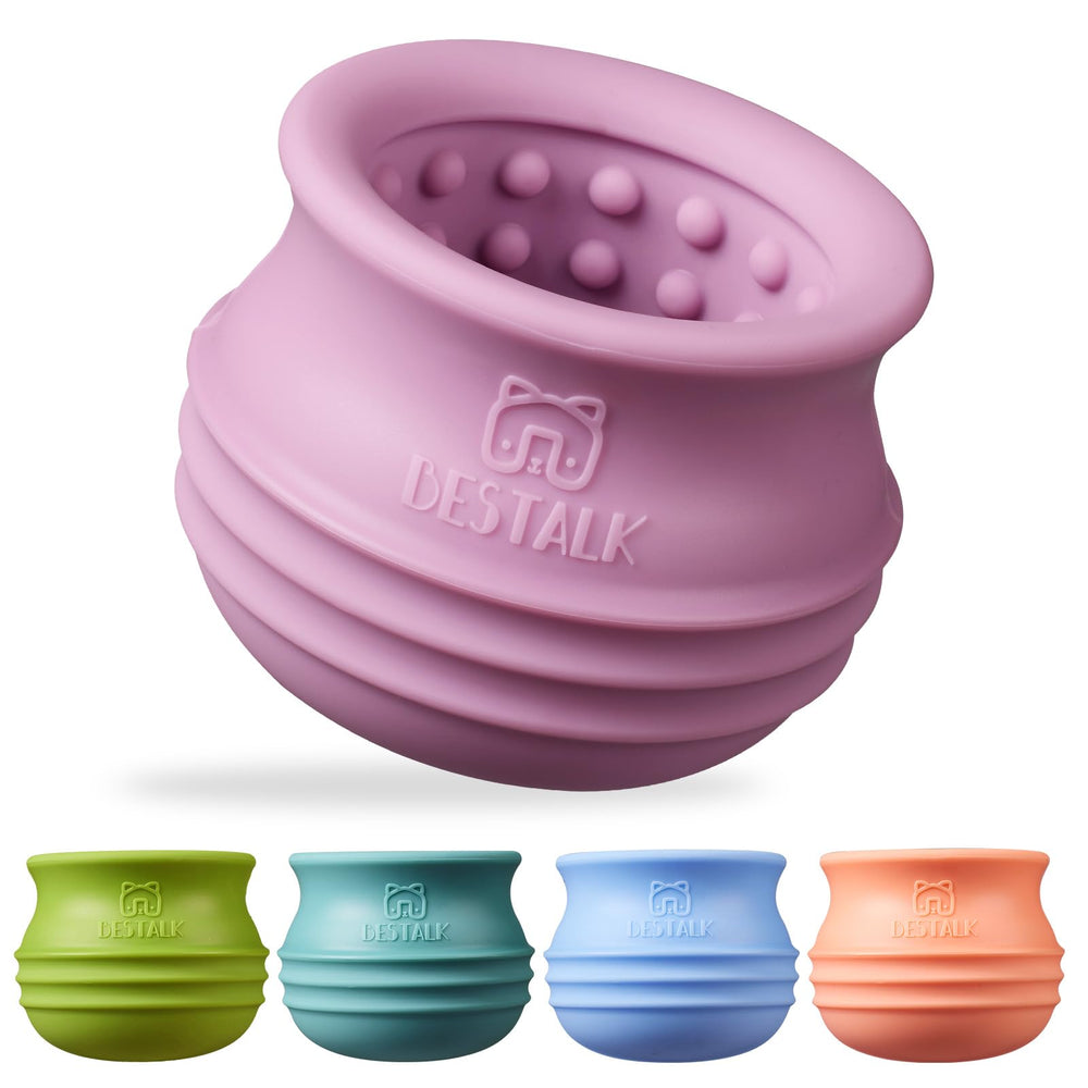 Bestalk dog enrichment toy with wobbly action for treat rewards and fun.
