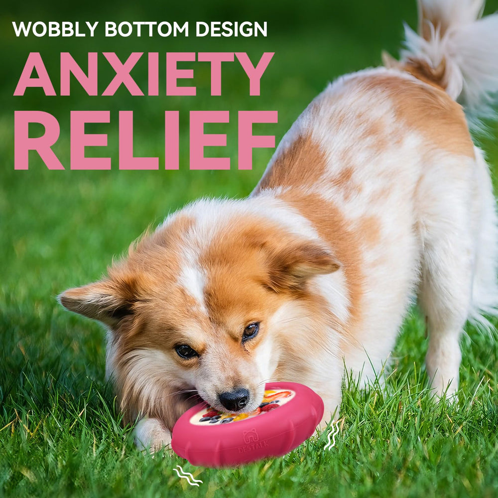 Bestalk wobble bottom rose bowl for interactive play after meals
