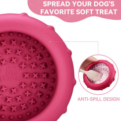 Bestalk enrichment lick-mat closeup for distraction during treats
