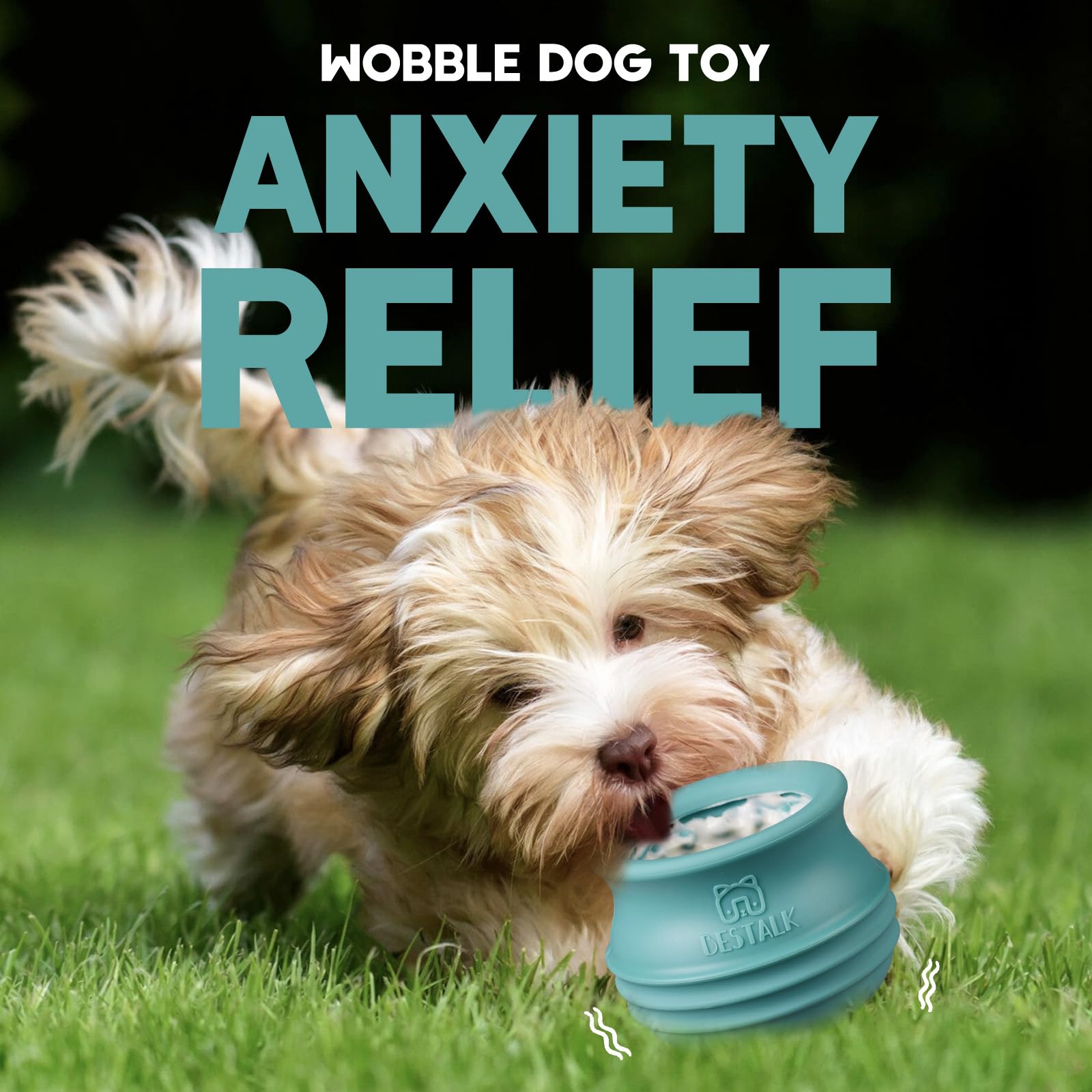 Bestalk freeze-treat dispenser toy keeps dogs engaged with cold snacks