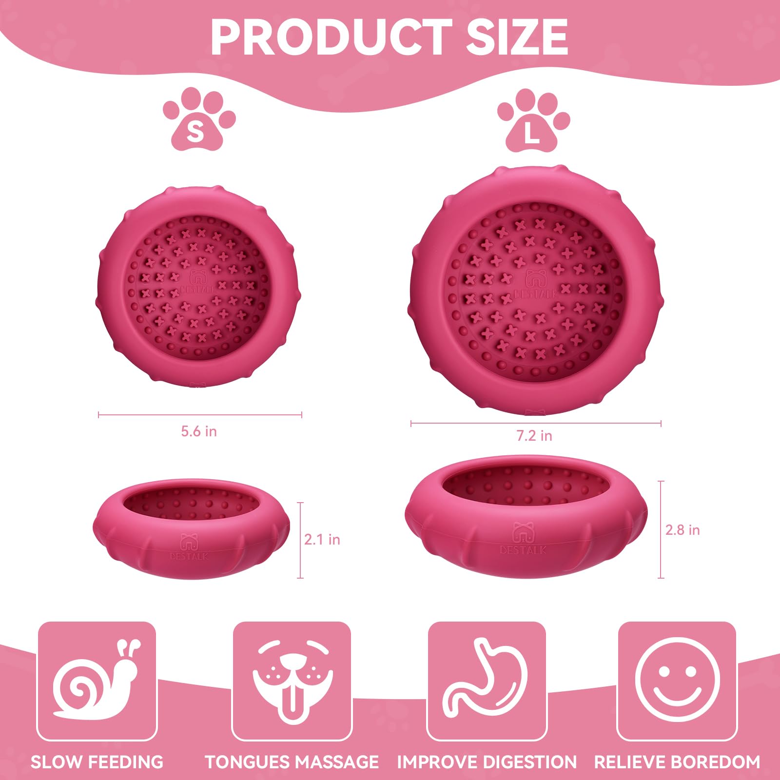 Bestalk enrichment use with frozen treats inside bowl