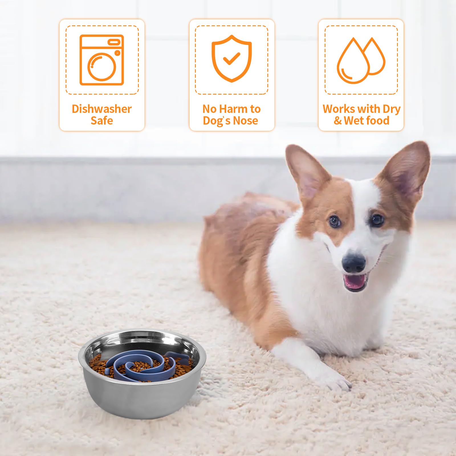 Bestalk smooth non-stick surface aids quick wipe-down after feeding