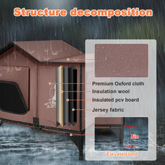 Bestio_cat_house_smart_switch demonstrating adjustable warmth via LCD control