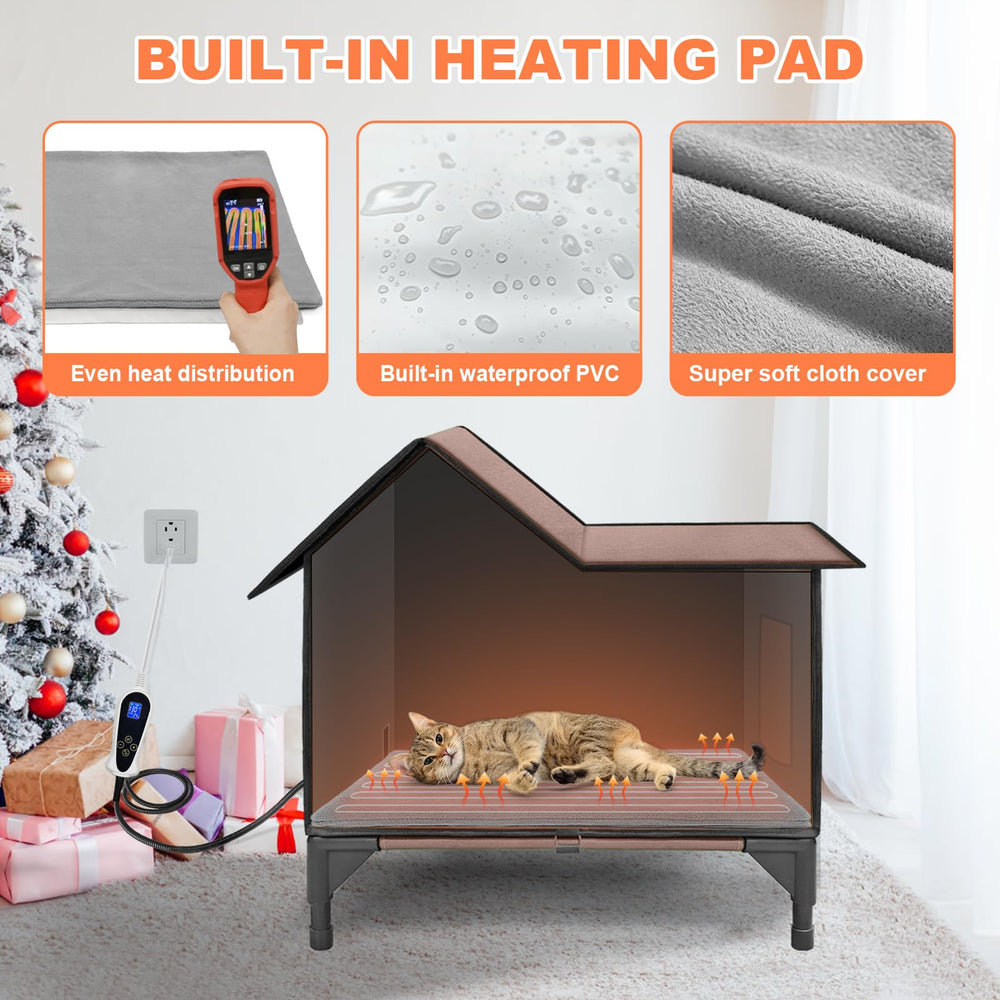 Bestio easy Velcro assembly for tool-free setup of the cat house