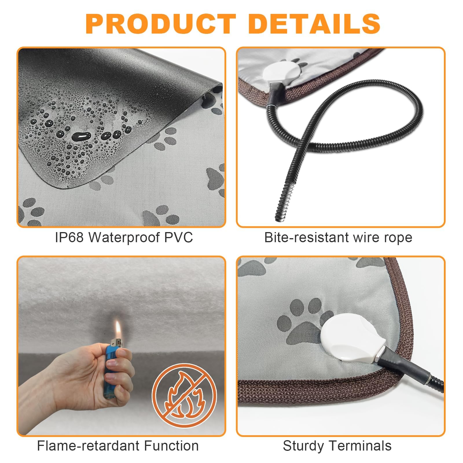 Bestio waterproof, washable cover keeps the surface clean and ready for use.