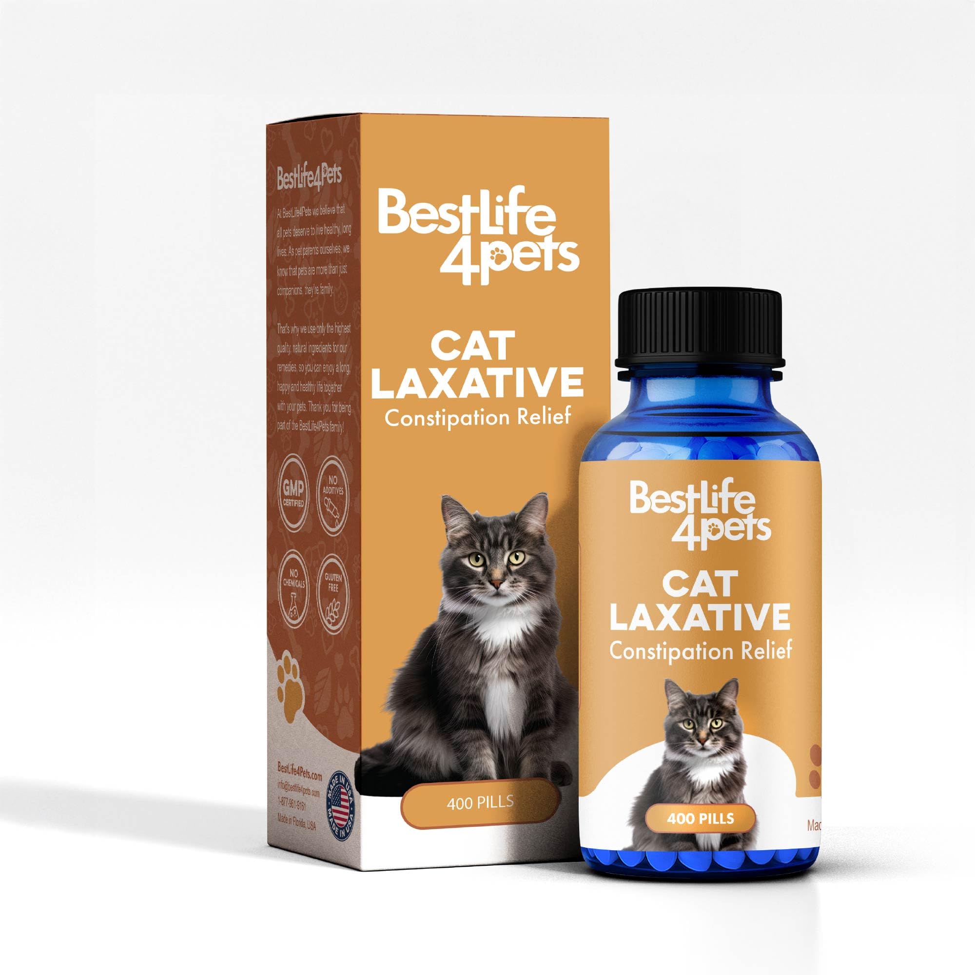 BestLife4Pets laxative pills used in a multi-cat household.