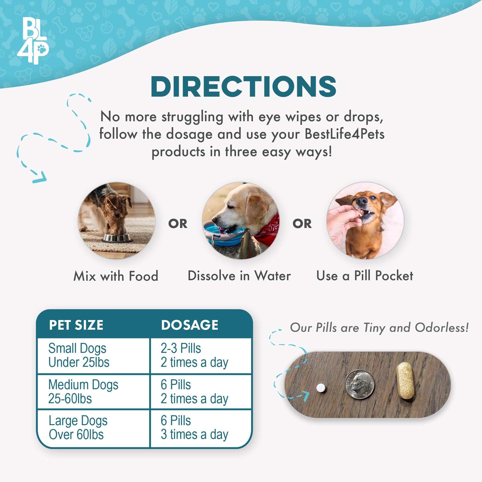 BestLife4Pets illustration of holistic eye infection support concept