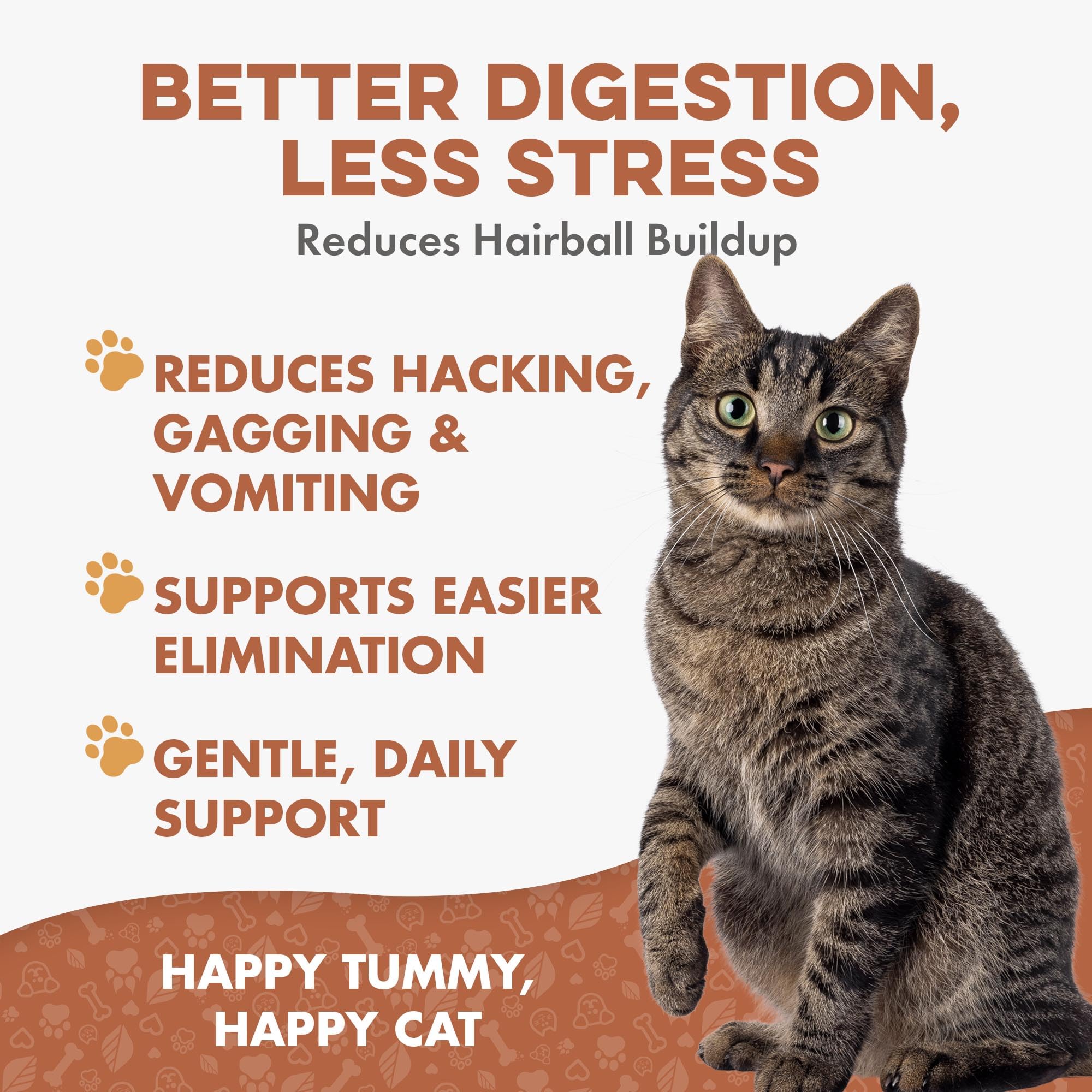 BestLife4Pets Hairball B-Gone tiny pellets ready to mix with cat food.