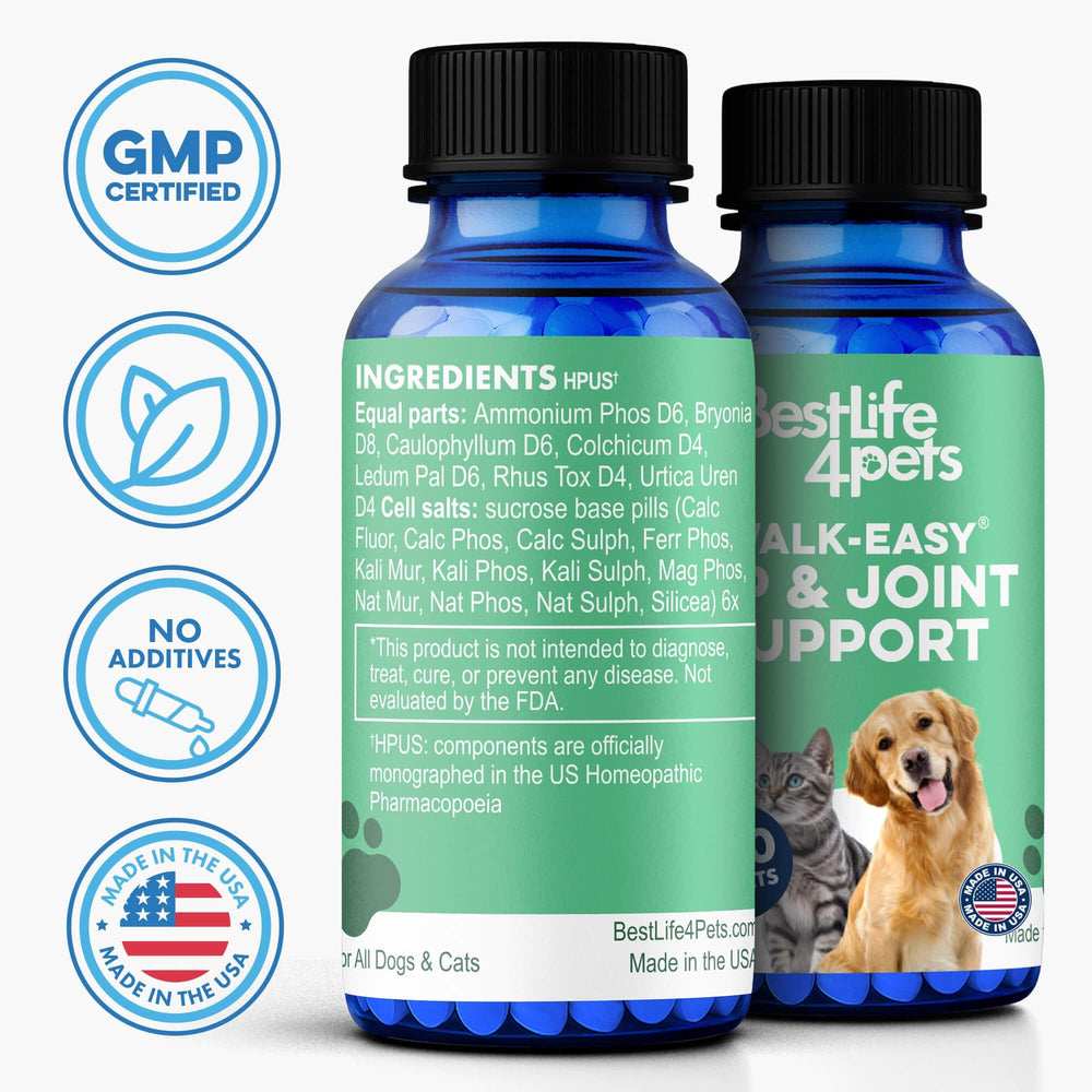 BestLife4Pets Walk-Easy USA-made seal emphasizes quality