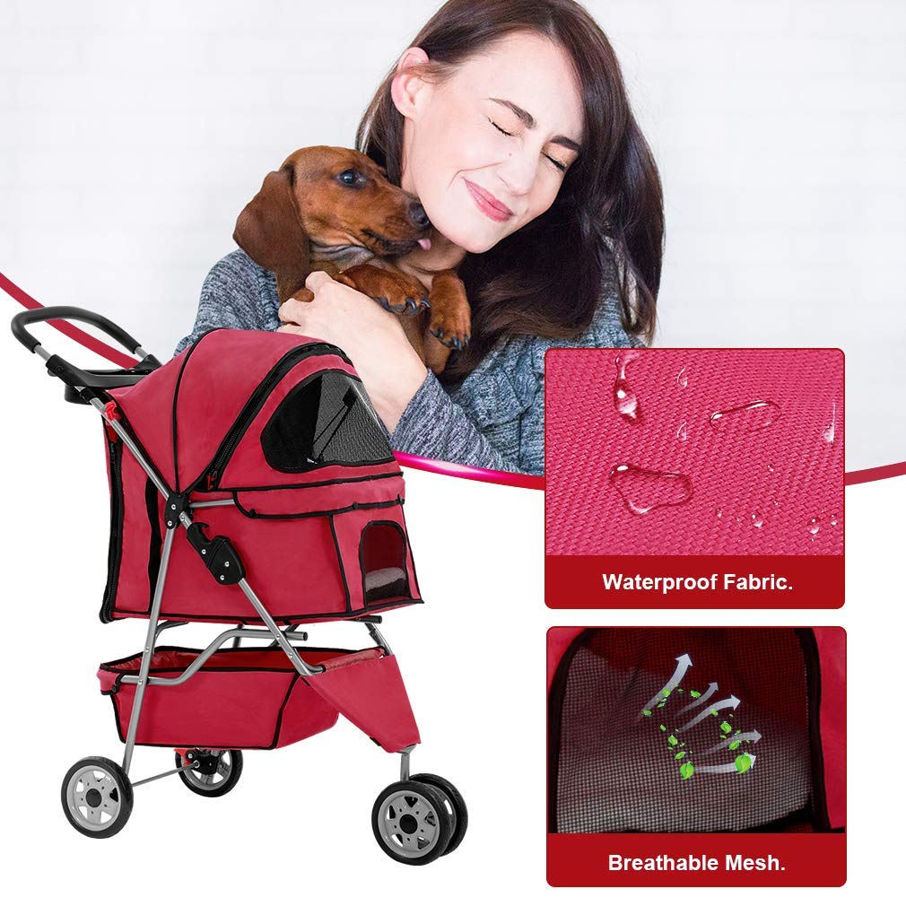 BestPet hooded Peak Top Window lets pets peek out during outings.