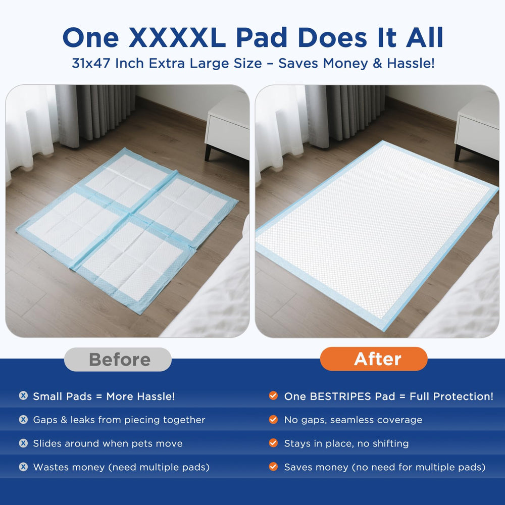 BESTRIPES heavy-duty six-layer pad emphasizes tear resistance for busy households.