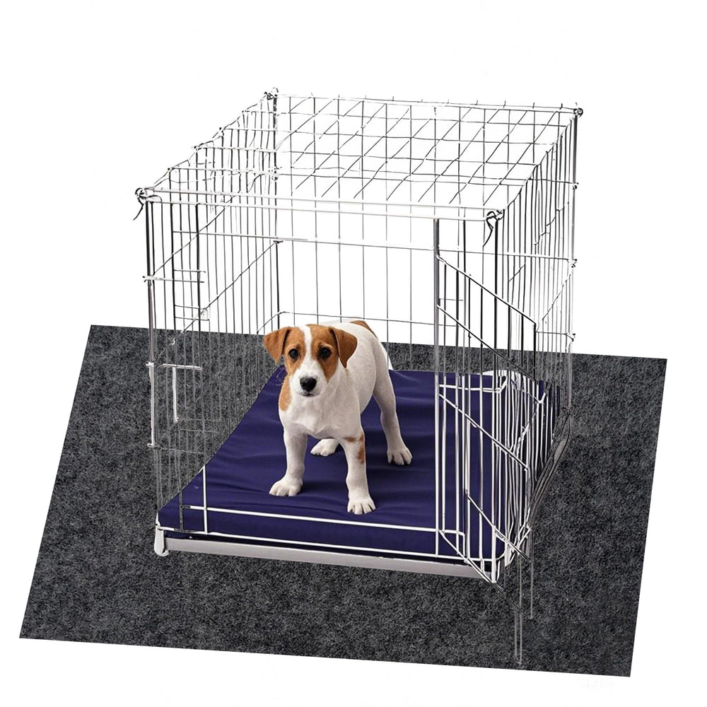 BETAGT dog crate mat 30x47-inch offers soft play space and floor protection