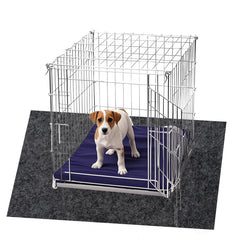 BETAGT dog crate mat 30x47-inch offers soft play space and floor protection