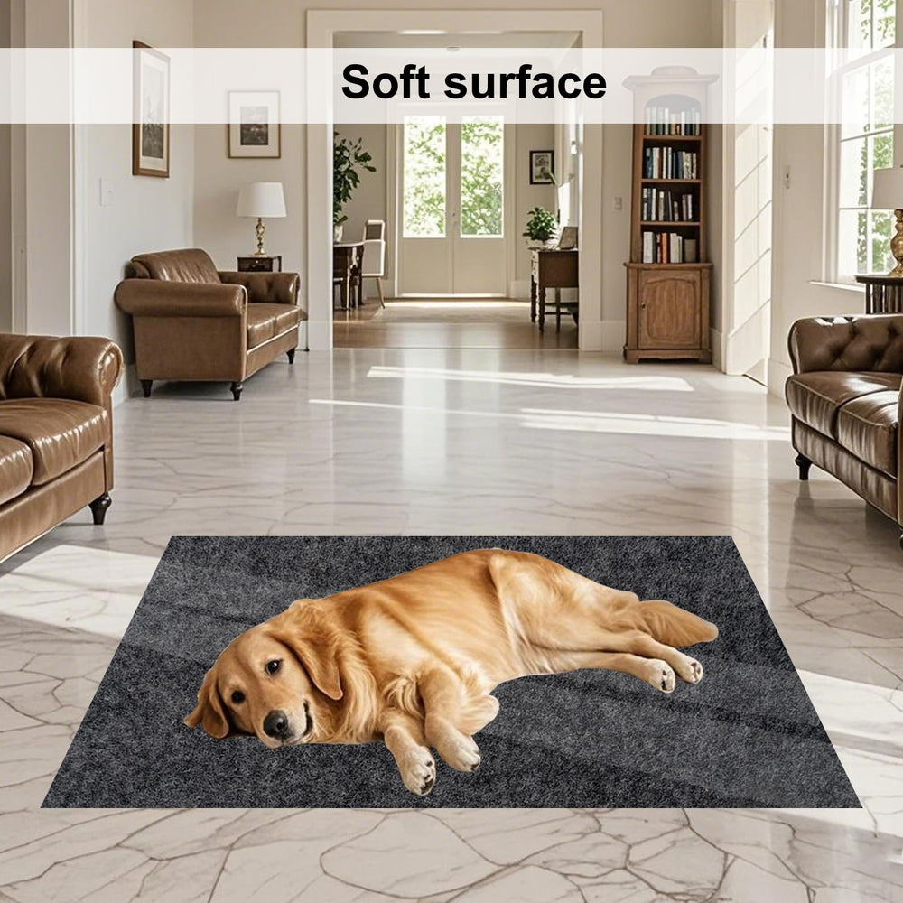BETAGT dog crate mat absorbent felt cushions paws during training