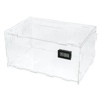 BETAZOOER reptile breeding tank front view for compact baby reptile housing