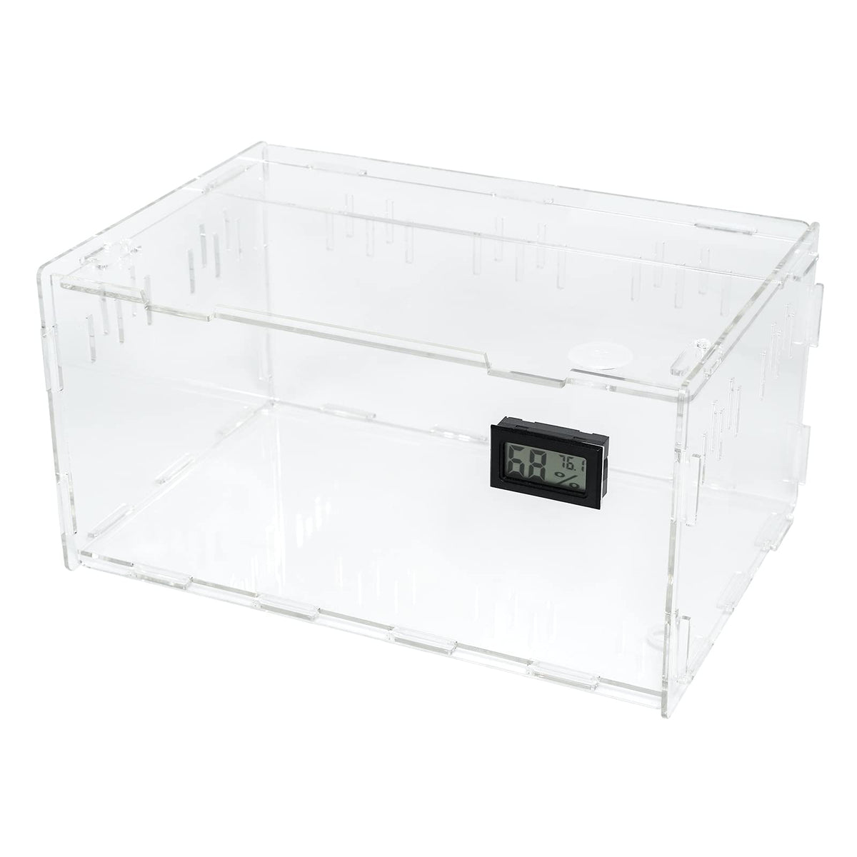 BETAZOOER reptile breeding tank front view for compact baby reptile housing