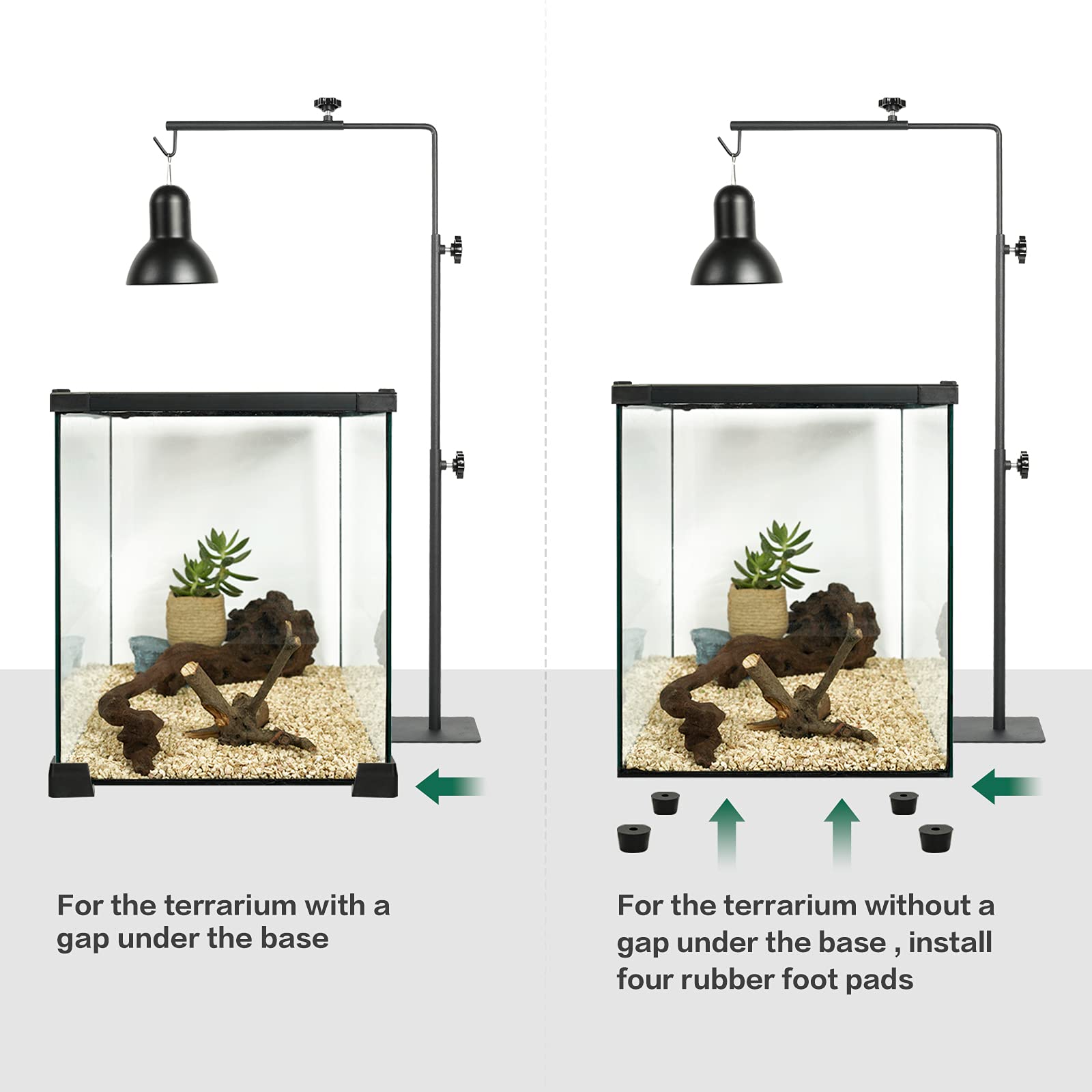 BETAZOOER stand holds two to three lamp shades simultaneously