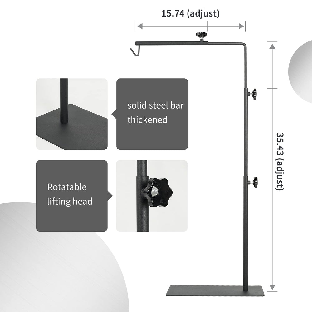 BETAZOOER stand mounted on glass terrarium showing stable heat lighting