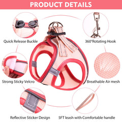Betmaypet leash with reflective strips for safer night walks