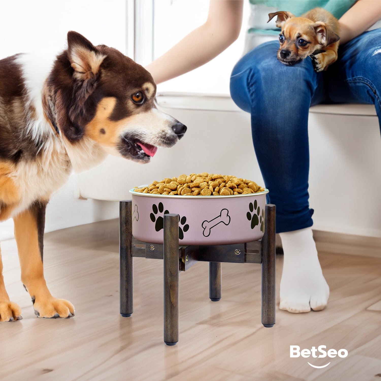 BETSEO durable wooden stand ready for daily use outdoors.
