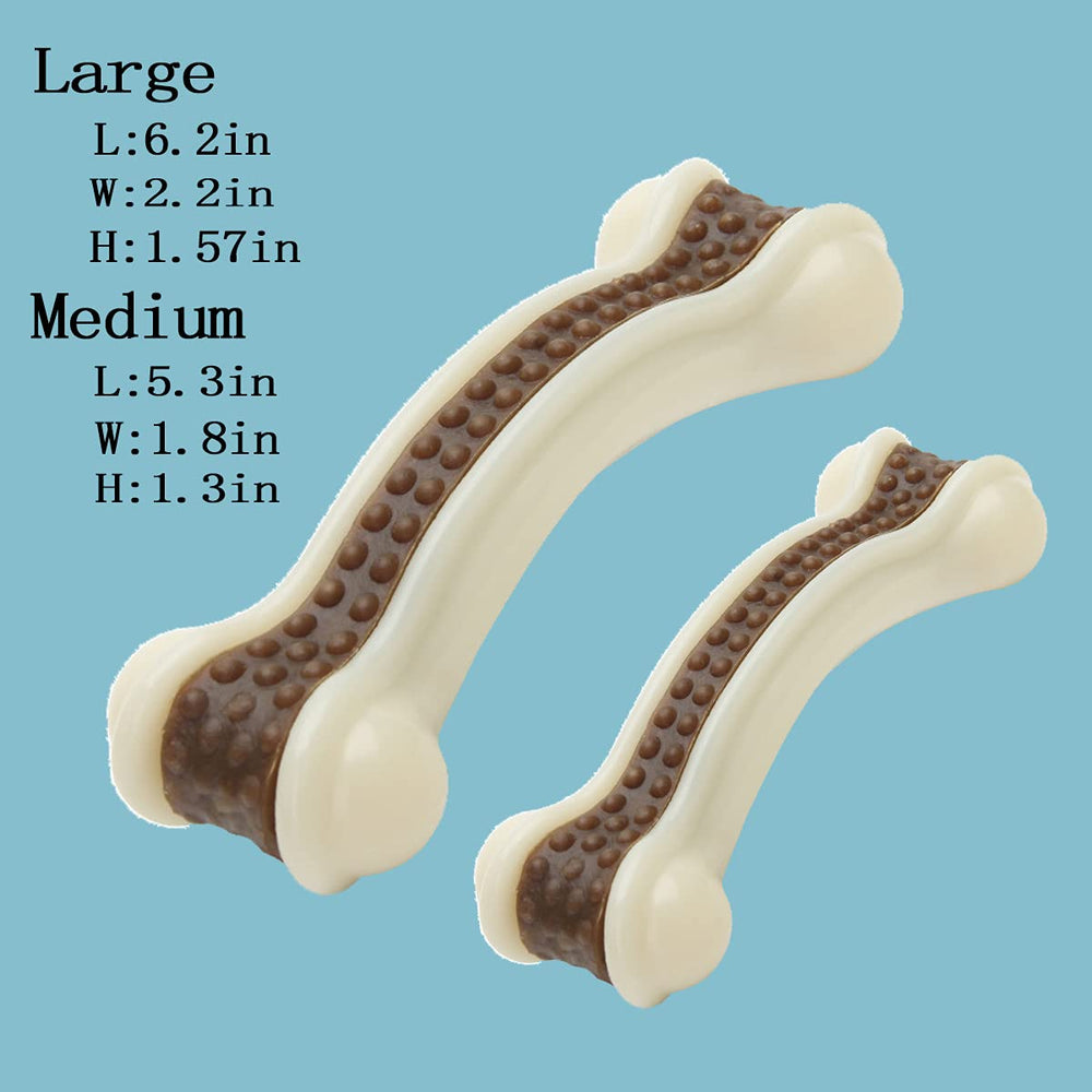 BETTEPROD beef flavor nylon dog chew small bone satisfies teething puppies with texture